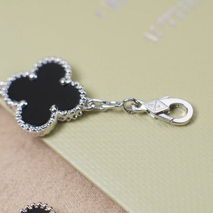 [OAKJURI Jewelry] CLOVER 5 MOTIF ONYXS BRACELET COLLECTION