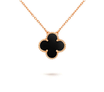[OAKJURI Jewelry]CLOVER 15MM SINGLE FLOWER NECKLACE COLLECTION