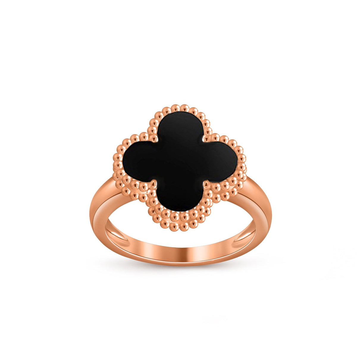 [OAKJURI Jewelry]CLOVER RING ROSE GOLD COLLECTION