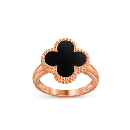 [OAKJURI Jewelry]CLOVER RING ROSE GOLD COLLECTION