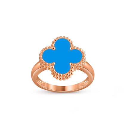 [OAKJURI Jewelry]CLOVER RING ROSE GOLD COLLECTION