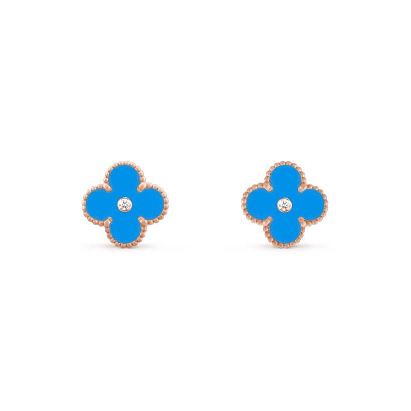 [OAKJURI Jewelry]CLOVER  15MM DIAMOND EARRINGS COLLECTION