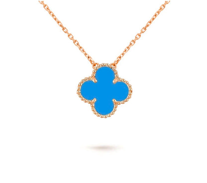 [OAKJURI Jewelry]CLOVER 15MM SINGLE FLOWER NECKLACE COLLECTION