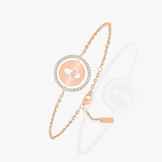 [OAKJURI Jewelry]LUCKY MOVE PAVED DIAMOND BRACELET