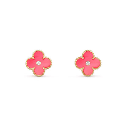 [OAKJURI Jewelry]CLOVER  15MM DIAMOND EARRINGS COLLECTION