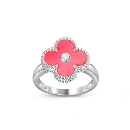 [OAKJURI Jewelry]CLOVER SILVER DIOMND RING COLLECTION