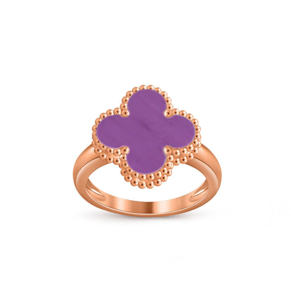 [OAKJURI Jewelry]CLOVER RING ROSE GOLD COLLECTION