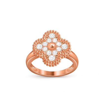 [OAKJURI Jewelry]CLOVER RING ROSE GOLD COLLECTION
