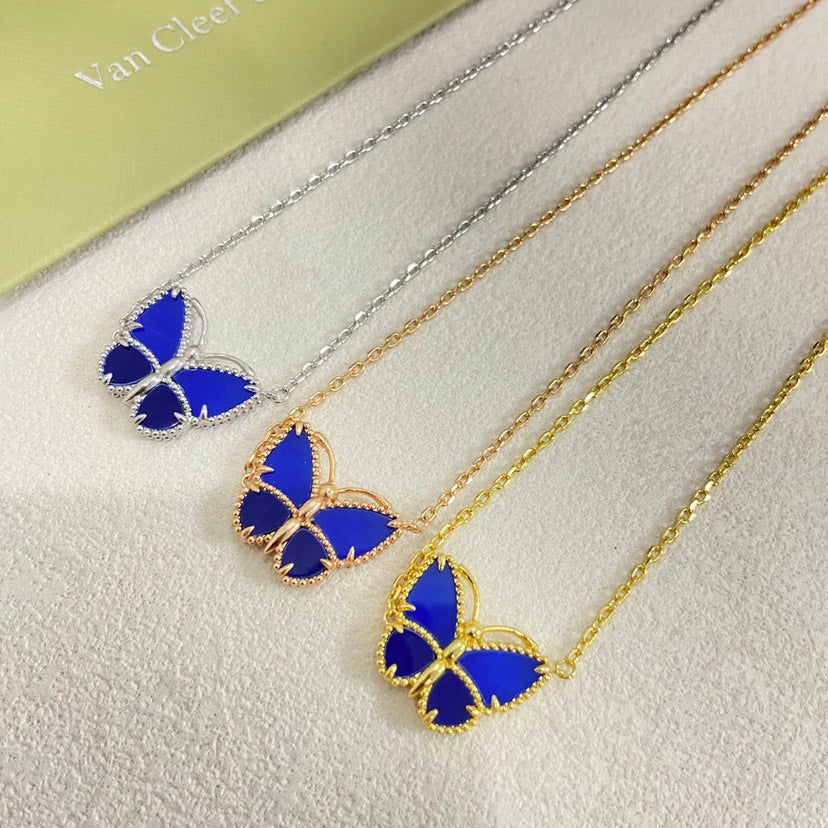 [OAKJURI Jewelry] 2026 NEW LUCKY BUTTERFLY 1 MOTIFS NECKLACE