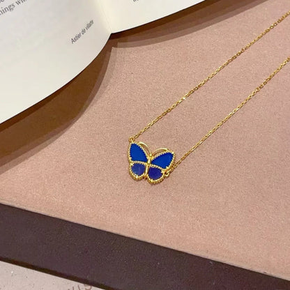 [OAKJURI Jewelry] 2026 NEW LUCKY BUTTERFLY 1 MOTIFS NECKLACE