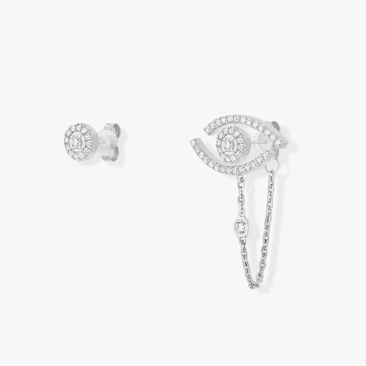 [OAKJURI Jewelry]Lucky Eye Diamond Earrings