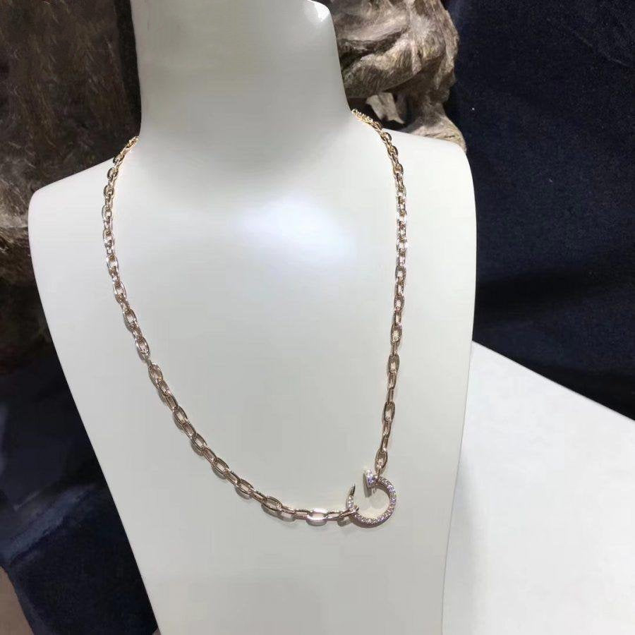 [OAKJURI Jewelry] JUSTE NECKLACE FULL DIAMONDS