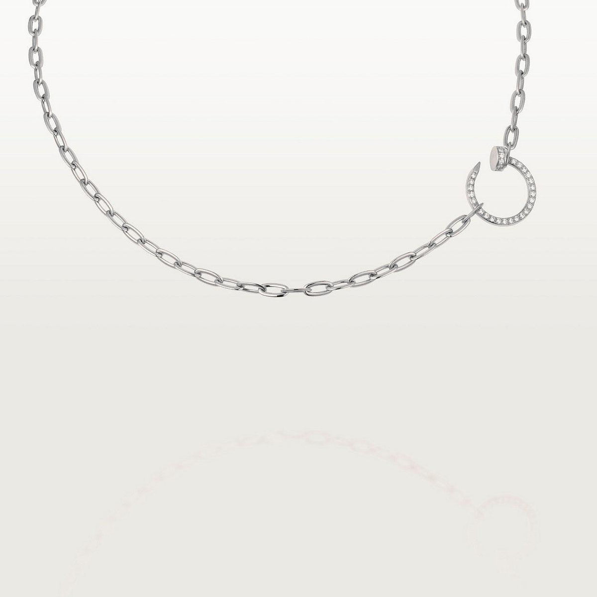 [OAKJURI Jewelry] JUSTE NECKLACE FULL DIAMONDS
