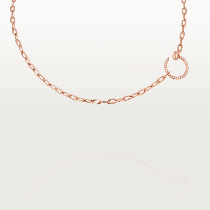 [OAKJURI Jewelry] JUSTE NECKLACE FULL DIAMONDS