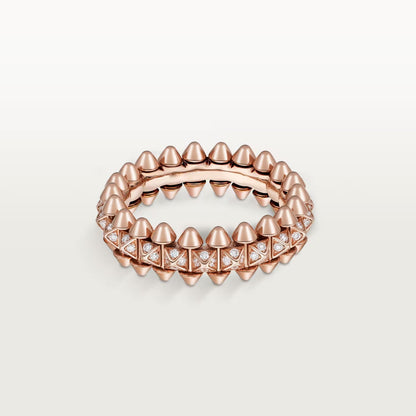 [OAKJURI Jewelry] CLASH 6.4MM SMALL FULL DIAMOND RING