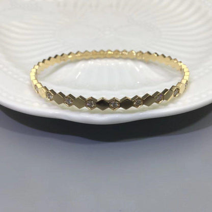 [OAKJURI Jewelry]BEE LOVE GOLD DIAMOND BRACELET