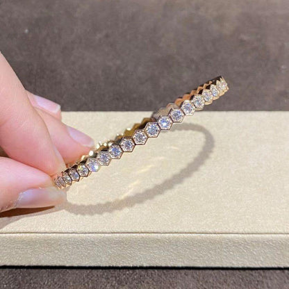 [OAKJURI Jewelry]BEE LOVE GOLD BRACELET FULL DIAMOND