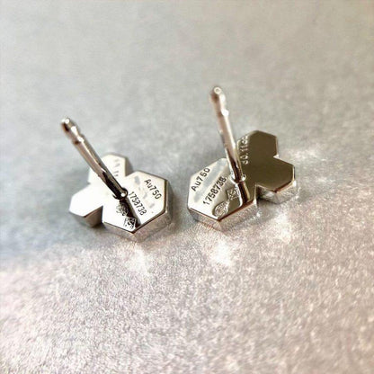 [OAKJURI Jewelry]BEE LOVE SILVER DIAMOND EARRINGS