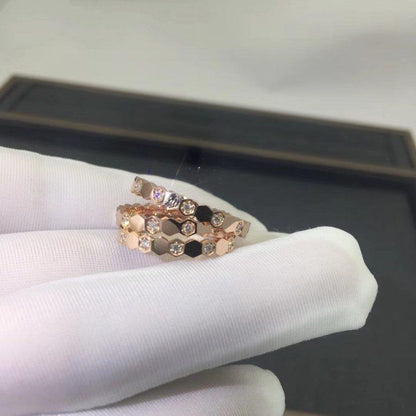 [OAKJURI Jewelry]BEE LOVE RING PINK GOLD DIAMOND