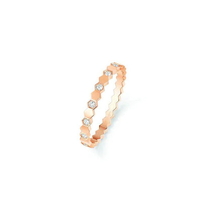 [OAKJURI Jewelry]BEE LOVE RING PINK GOLD DIAMOND