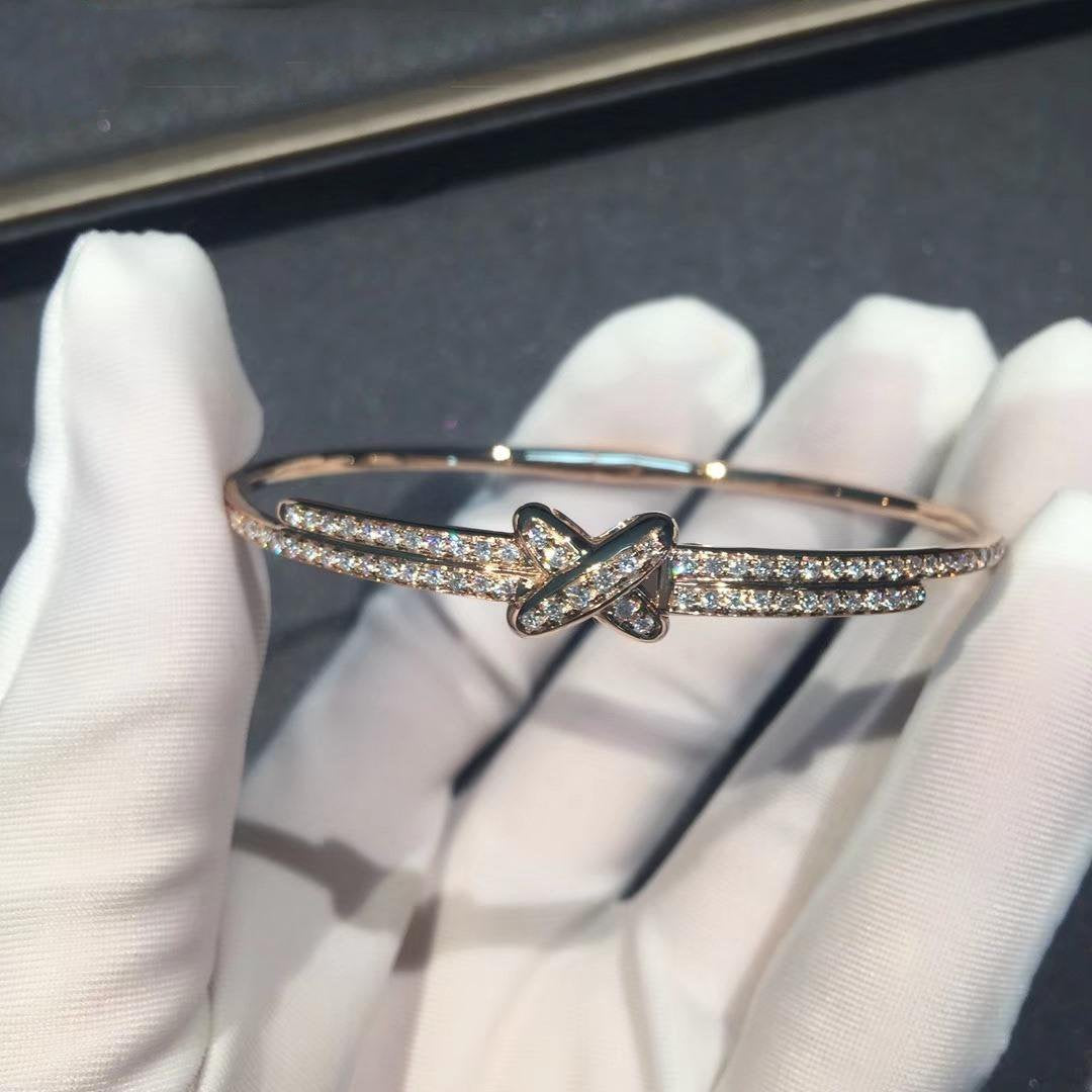[OAKJURI Jewelry]JEUX DE BRACELET DIAMONDS PINK GOLD