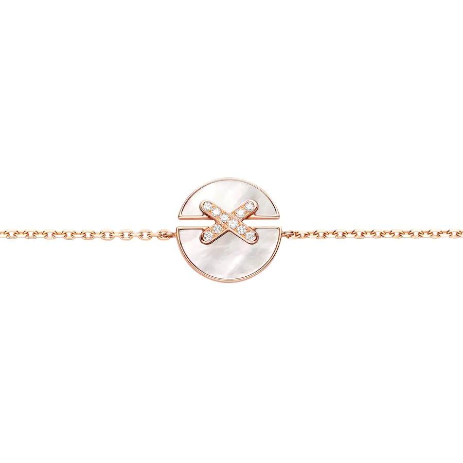 [OAKJURI Jewelry]JEUX DE BRACELET MOP PINK GOLD DIAMONDS