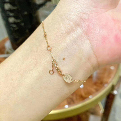 [OAKJURI Jewelry]JEUX DE BRACELET MOP PINK GOLD DIAMONDS