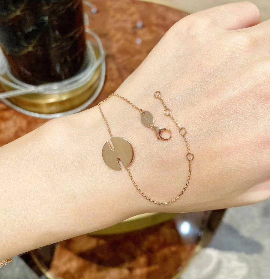 [OAKJURI Jewelry]JEUX DE BRACELET MOP PINK GOLD DIAMONDS