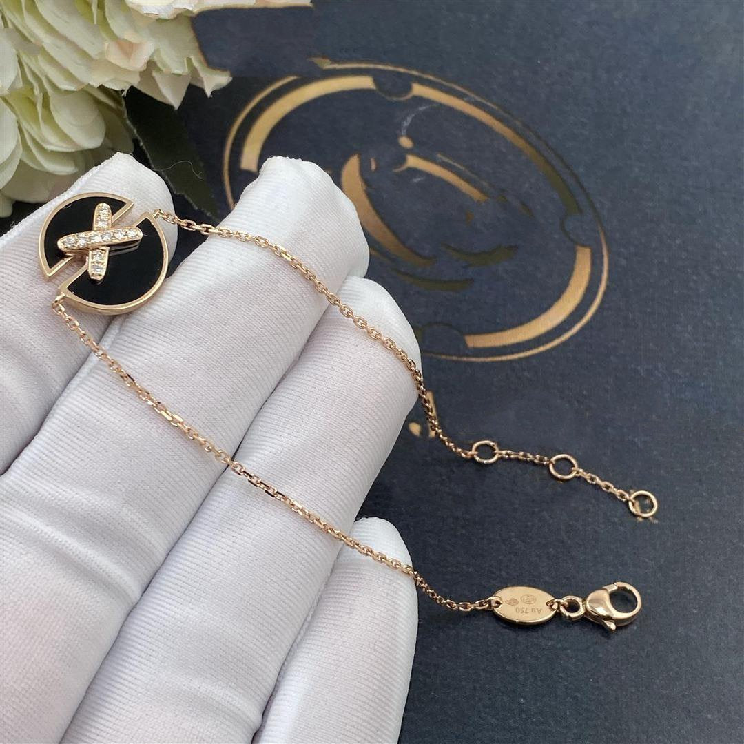 [OAKJURI Jewelry]JEUX DE BRACELET ONYX PINK GOLD DIAMOND