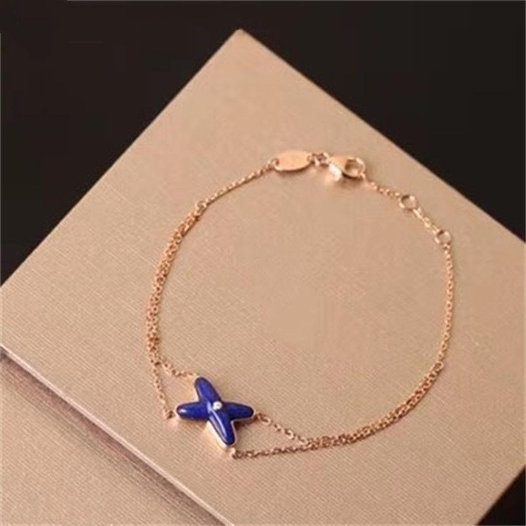 [OAKJURI Jewelry]Hollow Design Four-Leaf Clover Flower Shape Ring