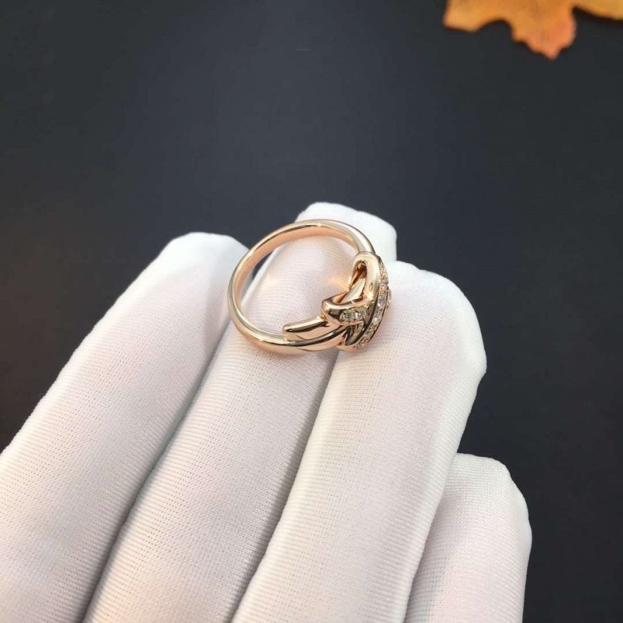 [OAKJURI Jewelry]JEUX DE PINK GOLD DIAMOND RING