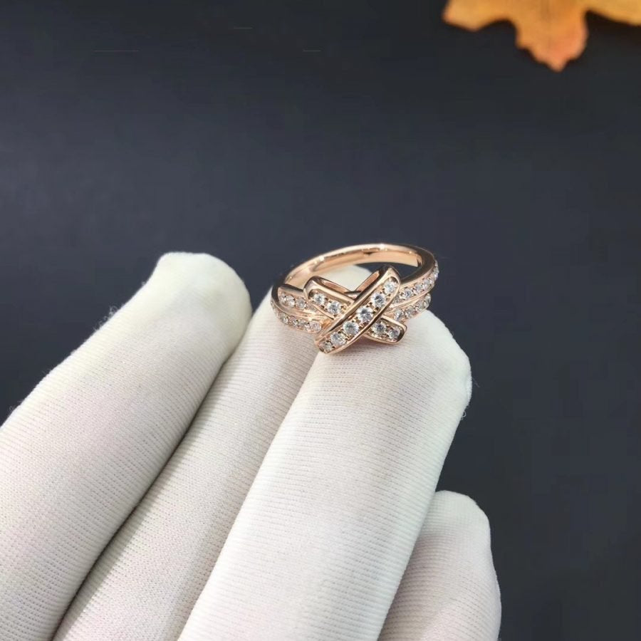 [OAKJURI Jewelry]JEUX DE RING PINK GOLD DIAMOND