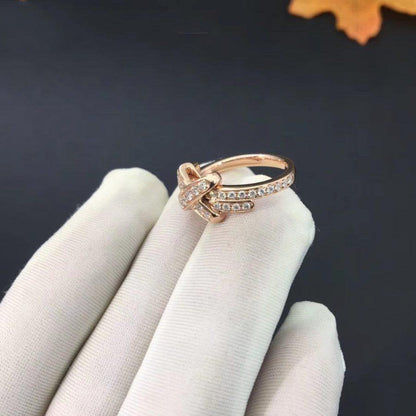 [OAKJURI Jewelry]JEUX DE RING PINK GOLD DIAMOND
