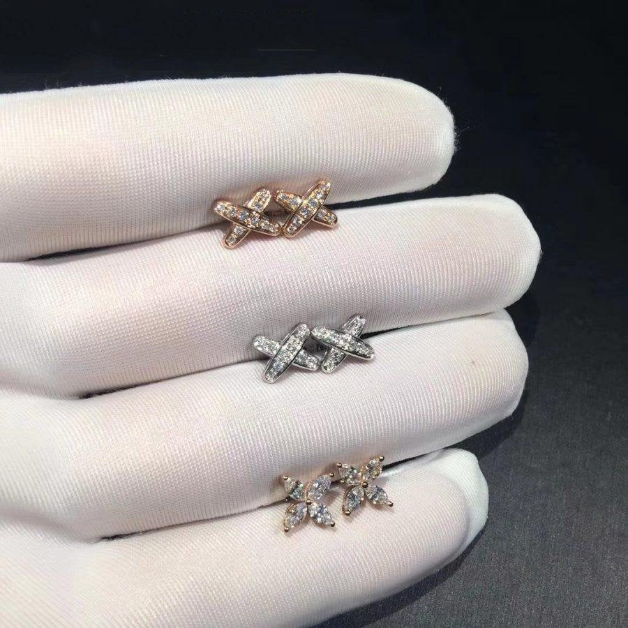 [OAKJURI Jewelry]JEUX DE DIAMOND EARRINGS