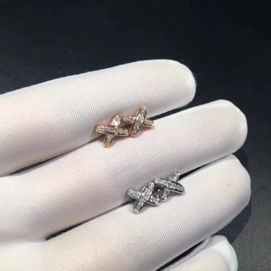 [OAKJURI Jewelry]JEUX DE DIAMOND EARRINGS