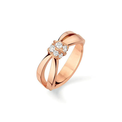 [OAKJURI Jewelry]LIENS RING PINK GOLD DIAMOND