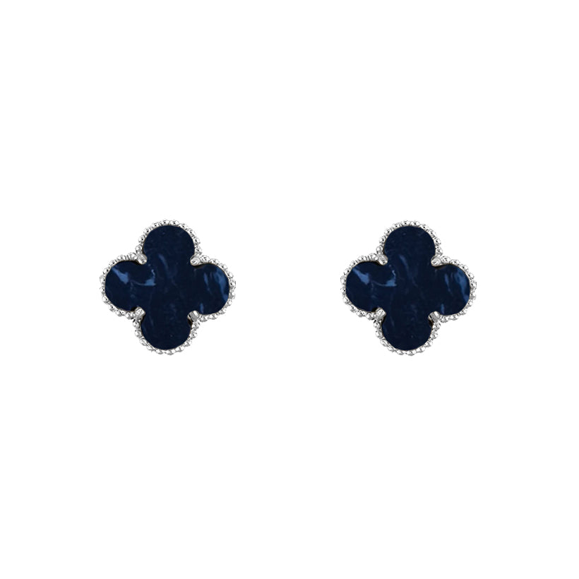 [OAKJURI Jewelry]CLOVER SILVER 15MM EARRINGS COLLECTION