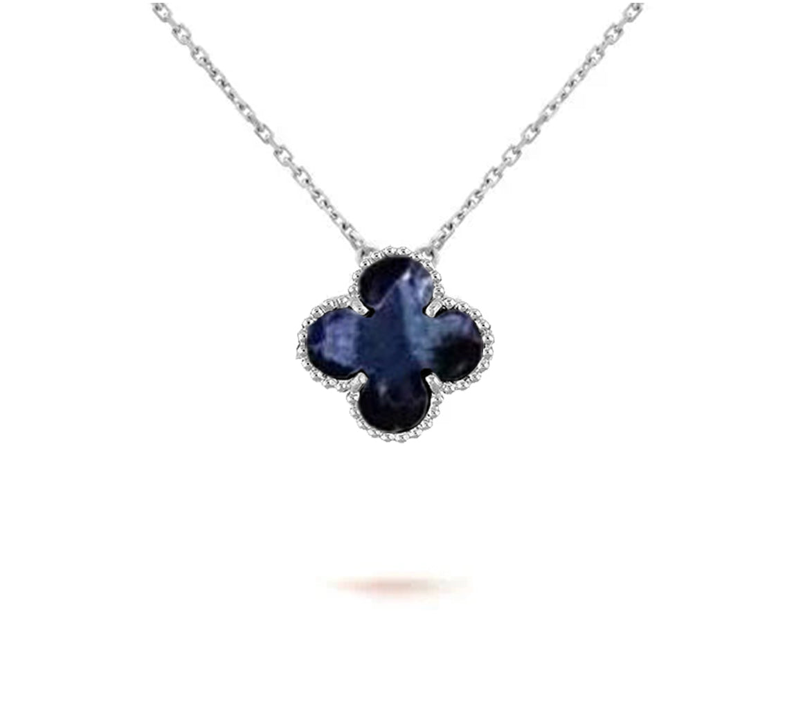 [OAKJURI Jewelry]CLOVER 15MM NECKLACE SILVER COLLECTION