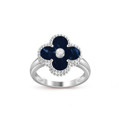 [OAKJURI Jewelry]CLOVER SILVER DIOMND RING COLLECTION