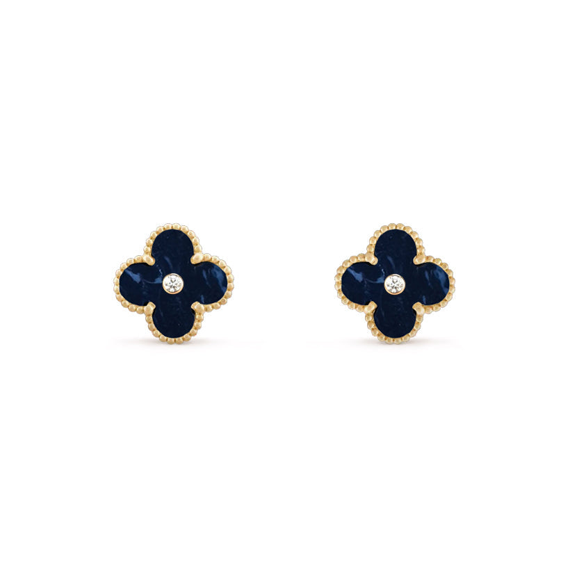 [OAKJURI Jewelry]CLOVER  15MM DIAMOND EARRINGS COLLECTION