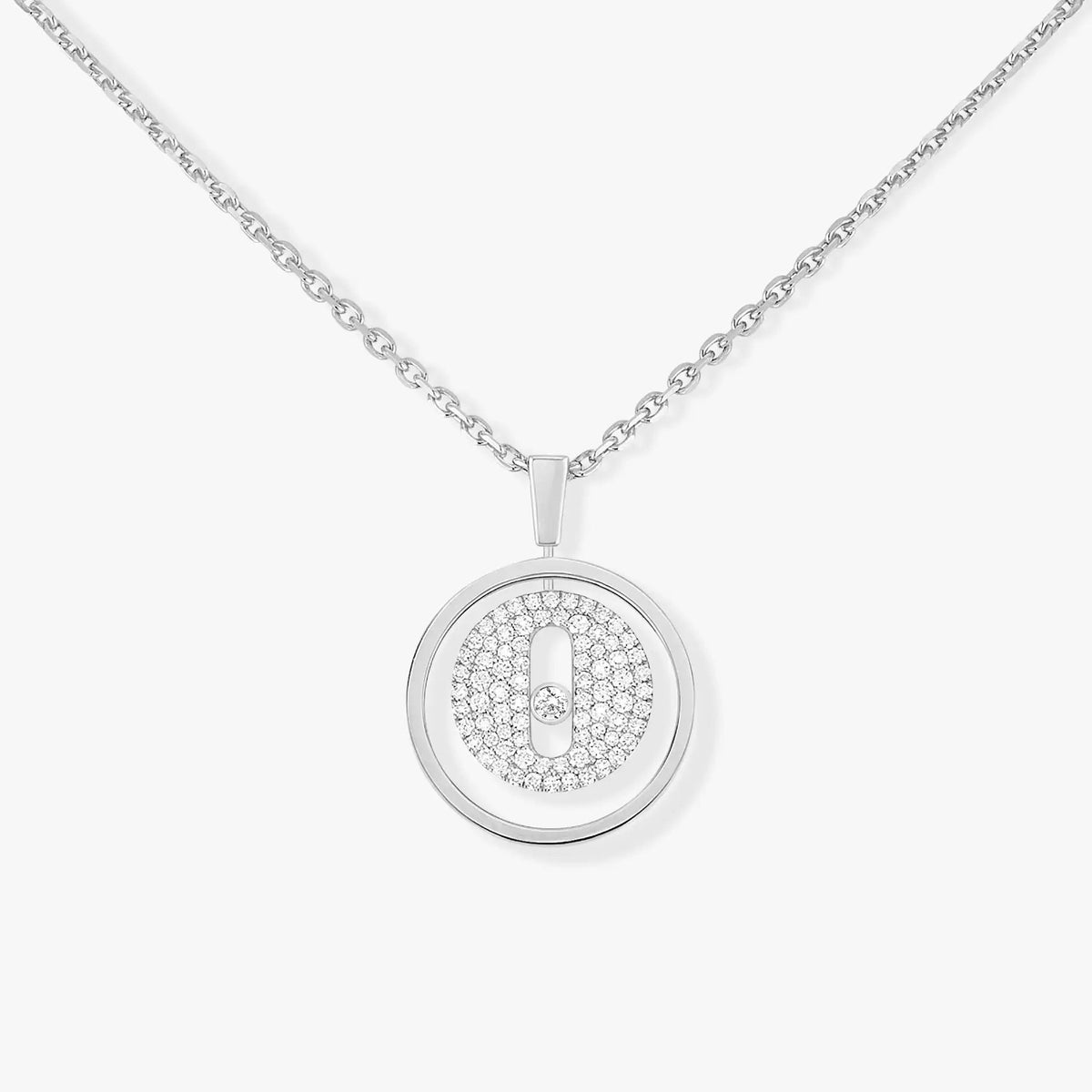 [OAKJURI Jewelry]LUCKY MOVER PM PAVED NECKLACE