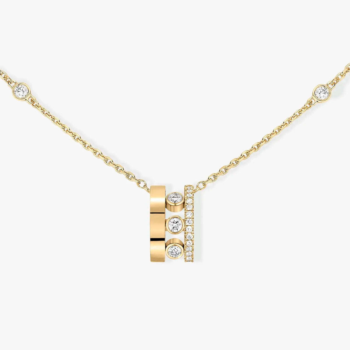 [OAKJURI Jewelry]CHAIN MOVE ROMANE PEDAND NECKLACE