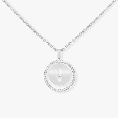 [OAKJURI Jewelry]LUCKY MOVE PM NECKLACE SILVER DIAMOND