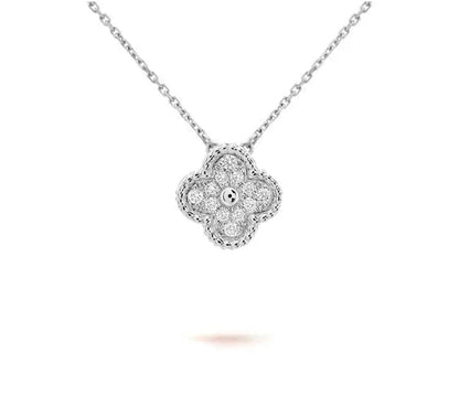 [OAKJURI Jewelry]CLOVER 15MM NECKLACE SILVER COLLECTION