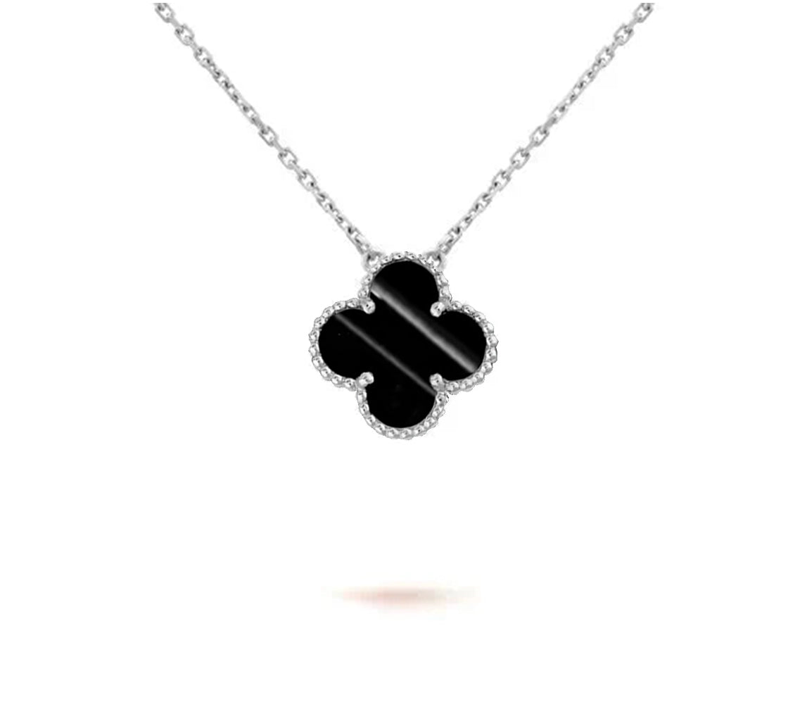 [OAKJURI Jewelry]CLOVER 15MM NECKLACE SILVER COLLECTION
