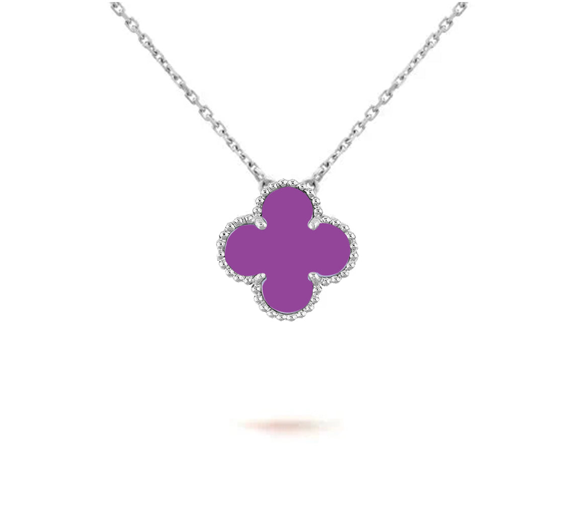 [OAKJURI Jewelry]CLOVER 15MM NECKLACE SILVER COLLECTION