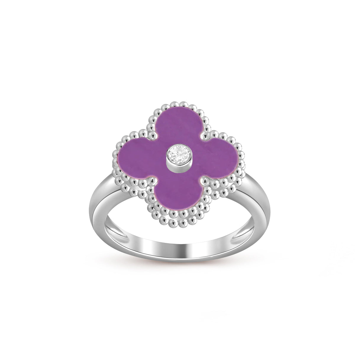 [OAKJURI Jewelry]CLOVER SILVER DIOMND RING COLLECTION