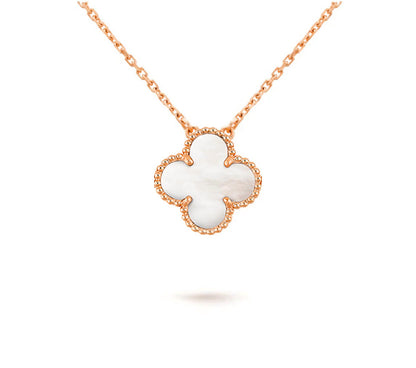 [OAKJURI Jewelry]CLOVER 15MM SINGLE FLOWER NECKLACE COLLECTION