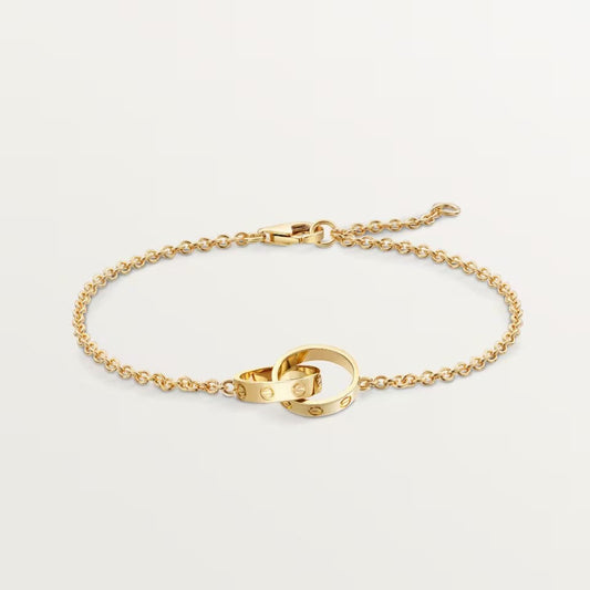 [OAKJURI Jewelry] LOVE BRACELET DOUBLE RING