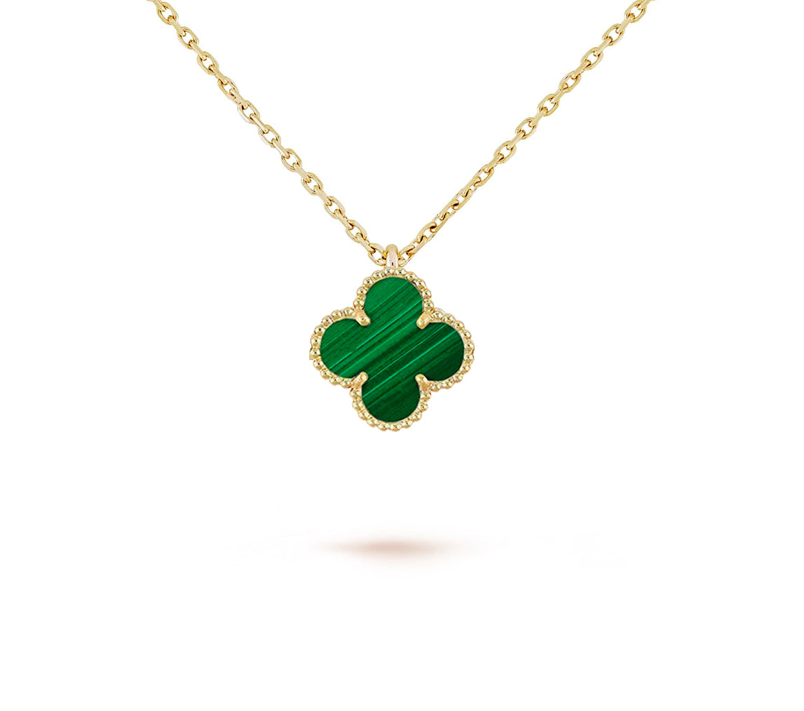 [OAKJURI Jewelry]CLOVER MINI 9.5MM CARNELIANS NECKLACE COLLECTION